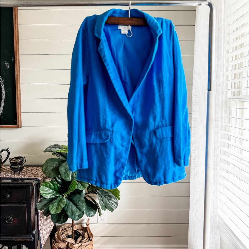 Halston Heritage Vibrant Blue Blazer